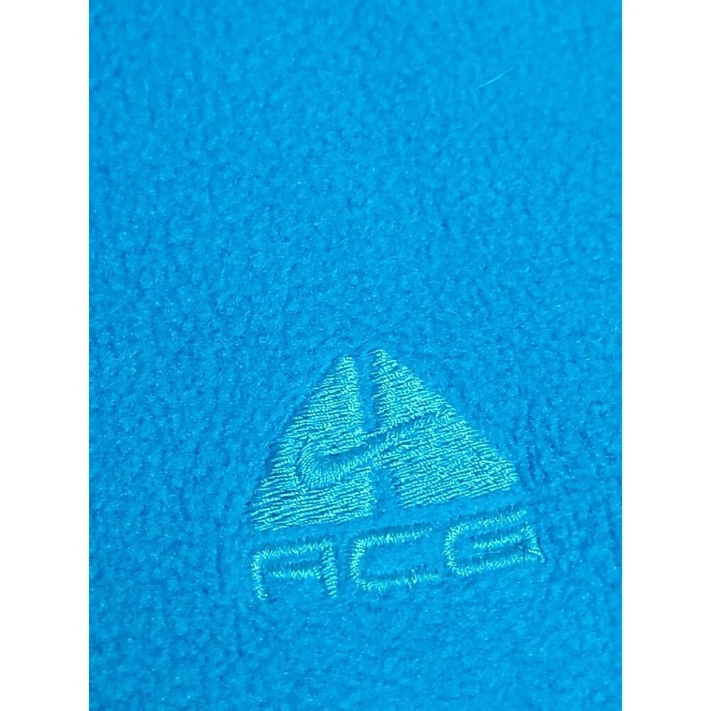 Nike ACG Fleece Jacket Mens XL Blue Full Zip Therma Fit Hike Trail Gorpcorp‎